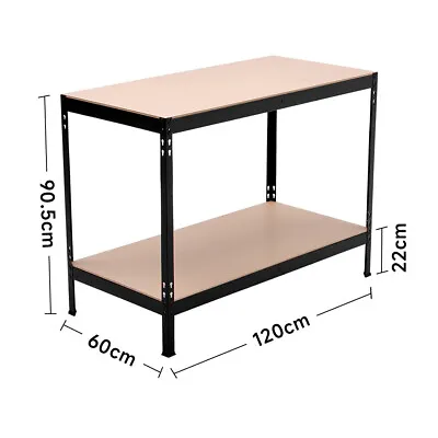 Heavy Duty Warehouse Racking Garage Shelving Storage Shelves Metal Shelf Unit • £45.95