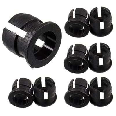 100 Pieces Black Plastic 5mm Led Holder Led Bezel Holder Light Emitting Diode Ho • $11.61