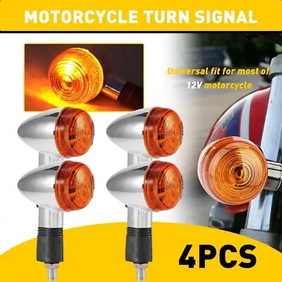 4x Motorcycle LED Light Turn Signal For Honda Shadow VT 600 700 750 1100 VTX1300 • $17.99