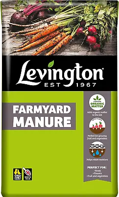Levington Farm Yard Manure Organic Blend 50L • £19.18