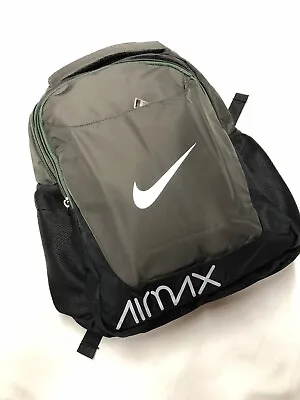 £19.99 • Buy Nike Sport Gym Holiday Travel School Backpack Rucksack  Colour Grey Metal