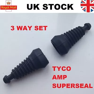 £2.39 • Buy 2 3 4 5 6 Way Pin TYCO AMP Superseal Waterproof Connector Rubber Boots Sleeve