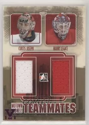2012-13 ITG Motown Madness Red Vault Ruby 1/1 Curtis Joseph Manny Legace 10lp • $17.79