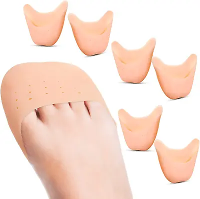 $14.70 • Buy 6 Pcs Toe Covers Toe Protectors For Women Silicone Toe Pouches Gel Pads Pointe S
