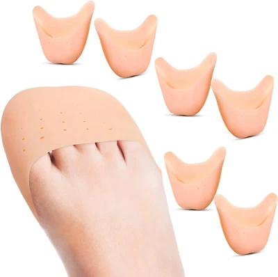 $14.70 • Buy 6 Pcs Toe Covers Toe Protectors For Women Silicone Toe Pouches Gel Pads Pointe S