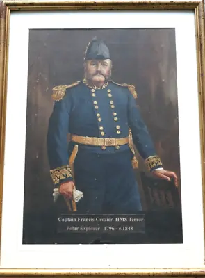 Oil On Canvas. Portrait Naval Officer. Franklin Expedition Connection? • £875