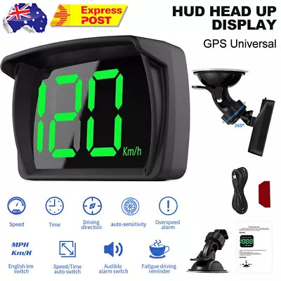 Digital Speedometer Universal GPS Car HUD Head Up Display MPH Overspeed Alarm • $18