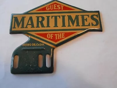 Vintage Irving Oil Guest Of The Maritimes License Plate Topper • $179.99