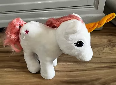 1984 MY LITTLE PONY MOONDANCER UNICORN Vtg Plush Hasbro Softies White • $24.99