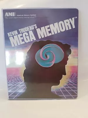 KEVIN TRUDEAU MEGA MEMORY - Vtg Cassette Tape Audio Book Set Work Book • $14.99