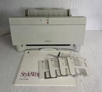 Apple Stylewriter 2 II - Vintage Macintosh Printer With Install Discs & Manual • £49.99