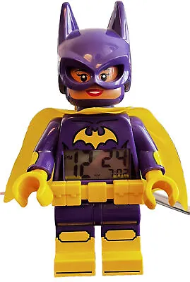 Lego The Batman Movie Batgirl Clock Electronic Digital Alarm Light Up 9.5  LCD • $35.16