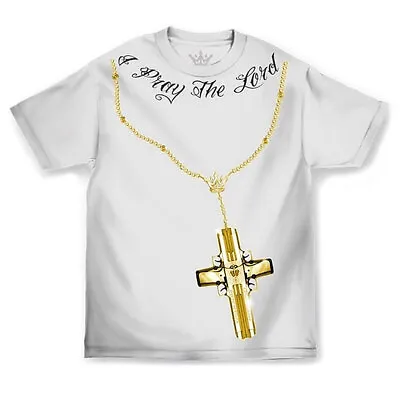Mafioso Men's Confessions 2 Gold Short Sleeve T Shirt White Clothing Apparel ... • $26.24