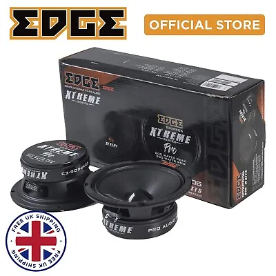 6.5 Inch Car Speakers 600 Watts 99dB Pro Midrange EDXPRO6-E3 EDGE Car - Pair • £79.99