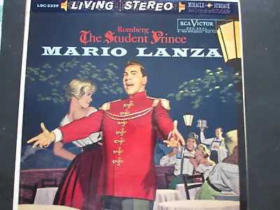 Mario Lanza The Student Prince  Lp Album 33 1/3 Rpm  • $10.50