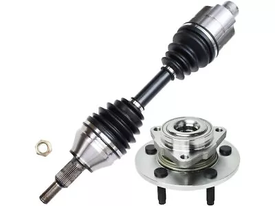 Front Axle And Wheel Hub Assembly Kit For 2002-2005 Dodge Ram 1500 2003 FQ671QT • $244.47