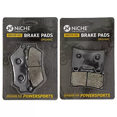 NICHE Brake Pad Set For Victory Touring Cruiser Kingpin Vegas Front Rear Organic • $17.95