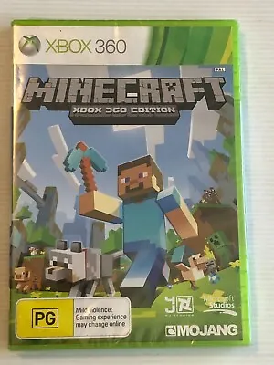 Minecraft (Xbox 360 Game) Brand New & Sealed - PAL (Sent Tracked Post) • $159.95