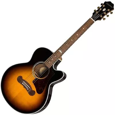 Epiphone Ej-200 Coupe Vintage Sunburst Acoustic Guitar • $648.59