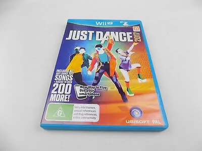 Mint Disc Nintendo Wii U Just Dance 2017 - Inc Manual • $23.12