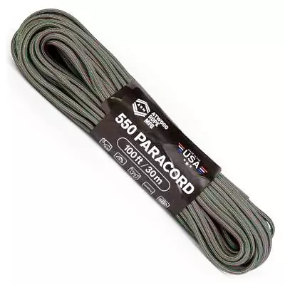 Atwood Rope MFG Color Changing 550 Paracord 100 Feet 7-Strand Core Nylon • $11.66