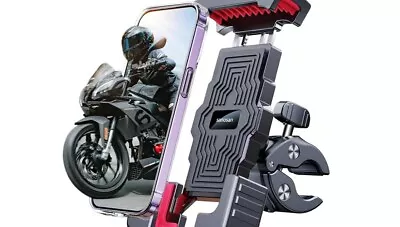 Motorcycle/BIke Phone Mount For All Cell Phone 100mph Military Anti-Shake • $9.99