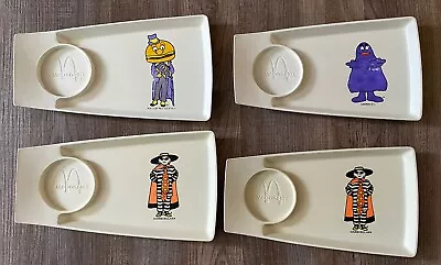 Vintage McDonald’s Food Snack And Drink Trays 1970s 3 Different Characters • $40