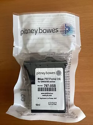 £25 • Buy Pitney Bowes Blue Postal Ink Cartridge K700/dm50/60 Series