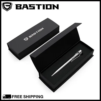 BASTION PERSONALIZED STAINLESS BOLT ACTION PEN Ballpoint Metal Pen Engraved Name • $63.99