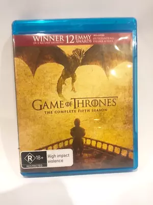 Game Of Thrones Season 5 Blu-ray • $12.95