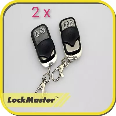 2 X Genuine Lockmaster Gate Motor Remote Control 433.92MHz LM124 🇦🇺🇦🇺🇦🇺 • $31