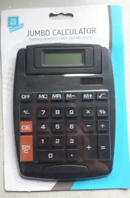 £4.99 • Buy 1x Jumbo Desk Top Calculator Large Buttons 8 Digits , Tilt Screen Or Flat
