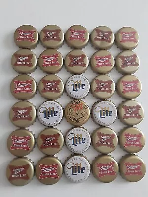 Miller High Life And Miller Lite Beer Bottle Caps • $4.30