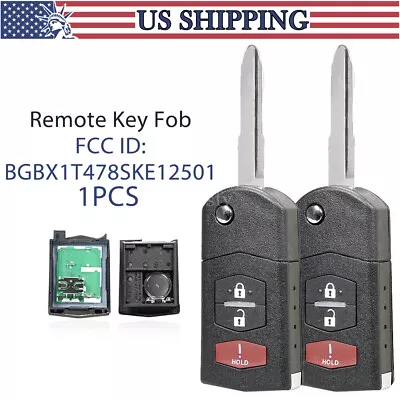 2 Keyless Entry Remote For 2011 2012 2013 2014 2015 Mazda 2 Car Key Fob Control • $24.89