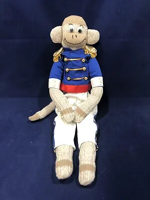 £14.60 • Buy Handmade 21 Inch Tall Sock Monkey With Uniform. New