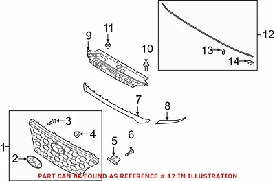 Genuine OEM Hood Seal For Hyundai 86360S2000 • $40.54