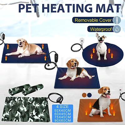 Pet Dog Electric Blanket Heat Heating Heated Pad Cat Heater Mat  Protection Bed • $49.95