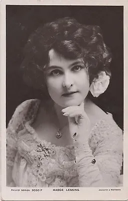 Postcard  Actresses  Madge  Lessing • £1.60
