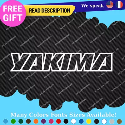 Fits Yakima Racks Decal Sticker Vinyl Car Bumper Roof Cycle Hitch Cargo EXO JDM • $7.76