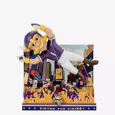 Viktor The Viking Minnesota Vikings Thanksgiving Mascot Bobblehead NFL Football • $104.99