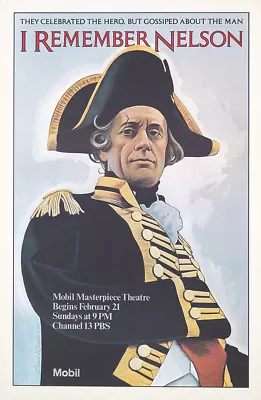 Original Vintage Poster I Remember Nelson Paul Davis Horatio Admiral Naval 1982  • £144.67