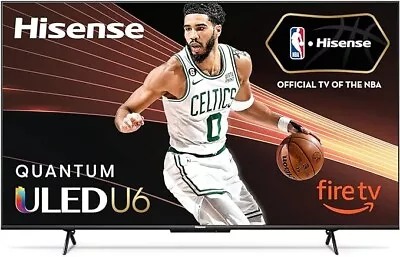 Hisense 58-Inch Class U6HF Series ULED Fire TV 4k - Cracked Screen Broken Frame • $4.99