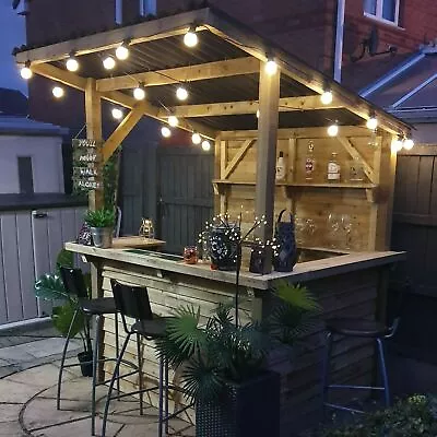 Garden Bar - Outdoor Wooden Garden Bar Kit ⭐⭐⭐⭐⭐ • £449