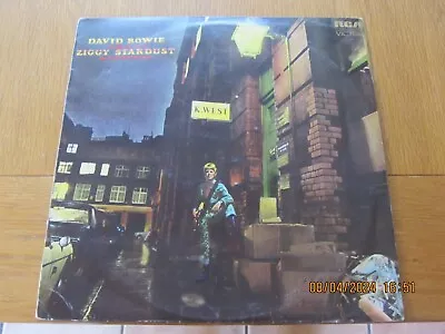 DAVID BOWIE - ZIGGY STARDUST - 1972 1st PRESS. 1E/1E. TITANIC CREDIT. NO MAINMAN • £74.99