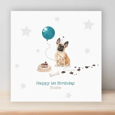 FUNNY 1st BIRTHDAY CARD For The Dog From Doggy Mummy Daddy Personalised LC5c • £2.99