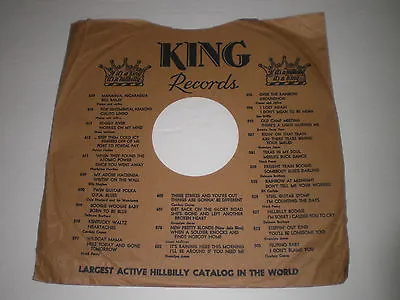 King Records Hillbilly 78 RPM Sleeve • $10