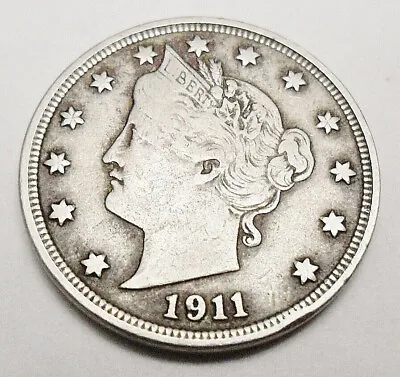 $1.98 • Buy 1911 P Liberty Head  V  Nickel  *ag Or Better*  **free Shipping**