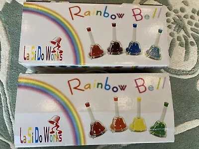 Rainbow Bell 11 Musical Hand Bells Great For Toddlers By Percussion Workshop • £20