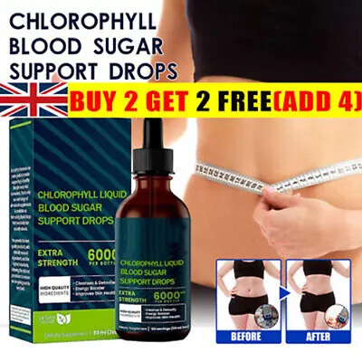 £6.35 • Buy UK Chlorophyll All-Natural Extract Liquid Drops Water Soluble Mint 59ml 6000mg/