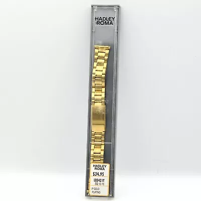 12-16 Mm Hadley Roma Gold Plated Watch Bracelet LB5421Y • $12